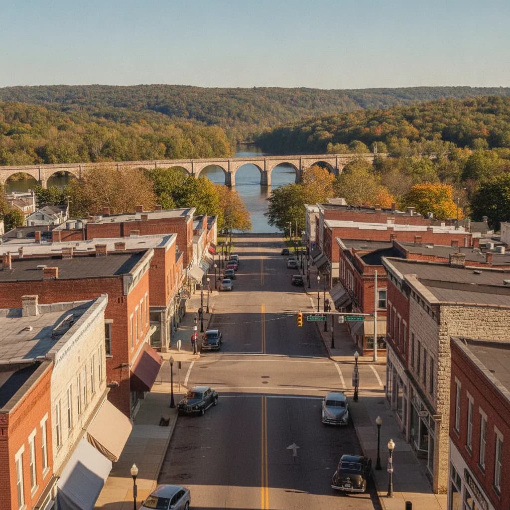 View of Sunbury, PA