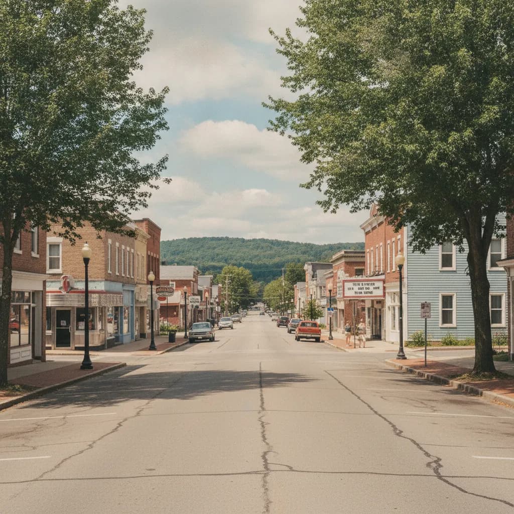 View of Thompsonville, PA