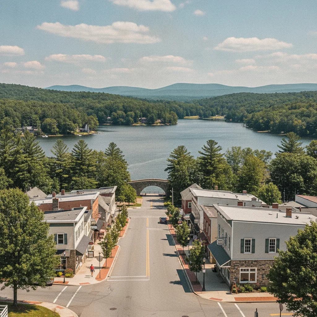 View of Treasure Lake, PA