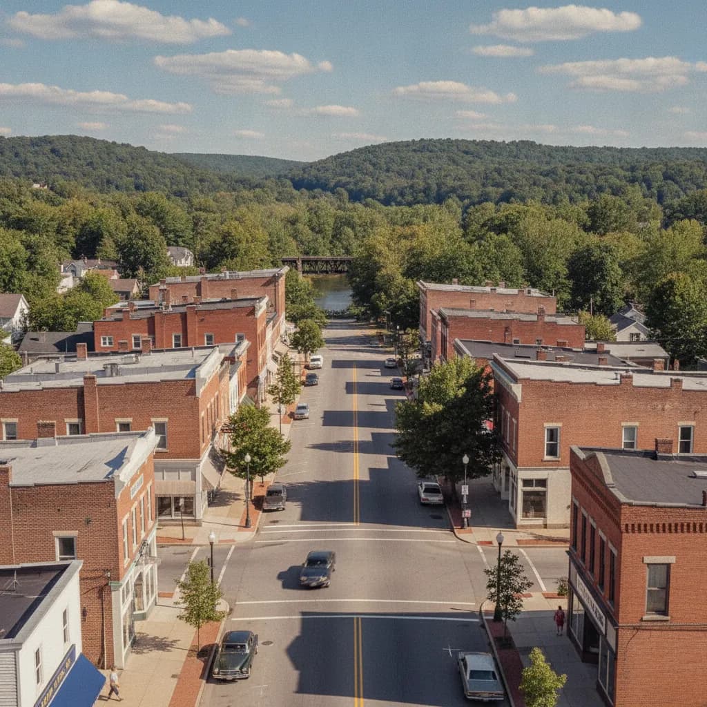 View of Tyrone, PA