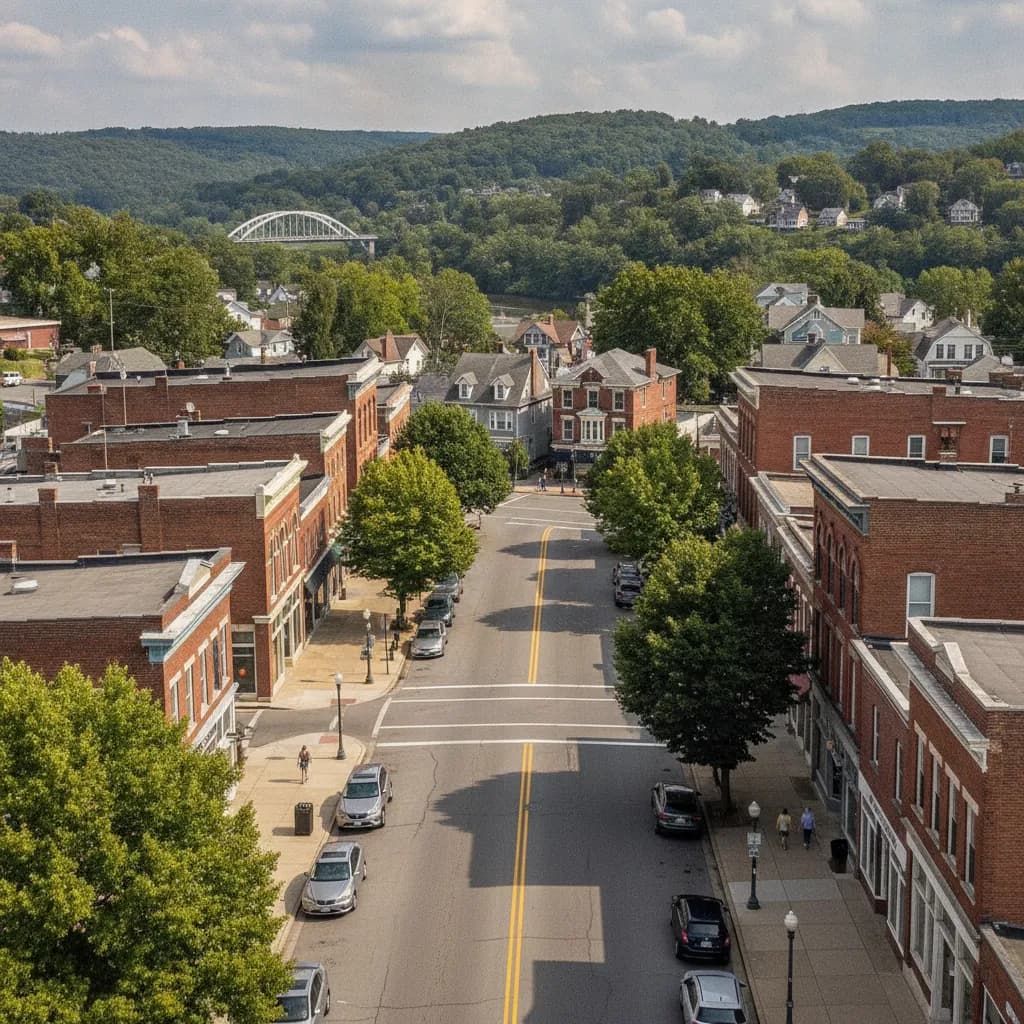 View of Vandergrift, PA