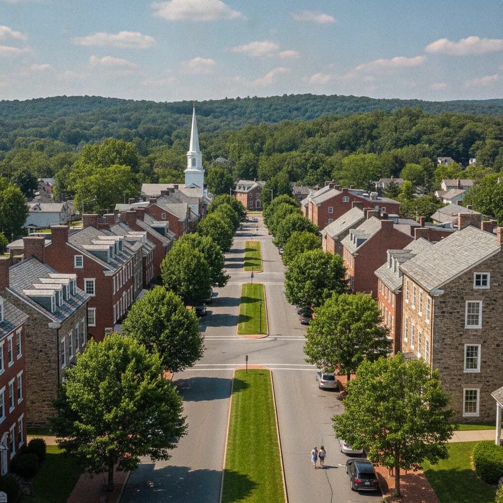 View of Village Green-Green Ridge, PA
