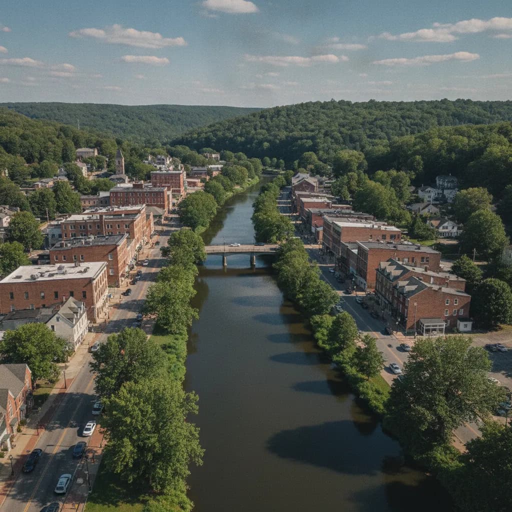 View of Warren, PA