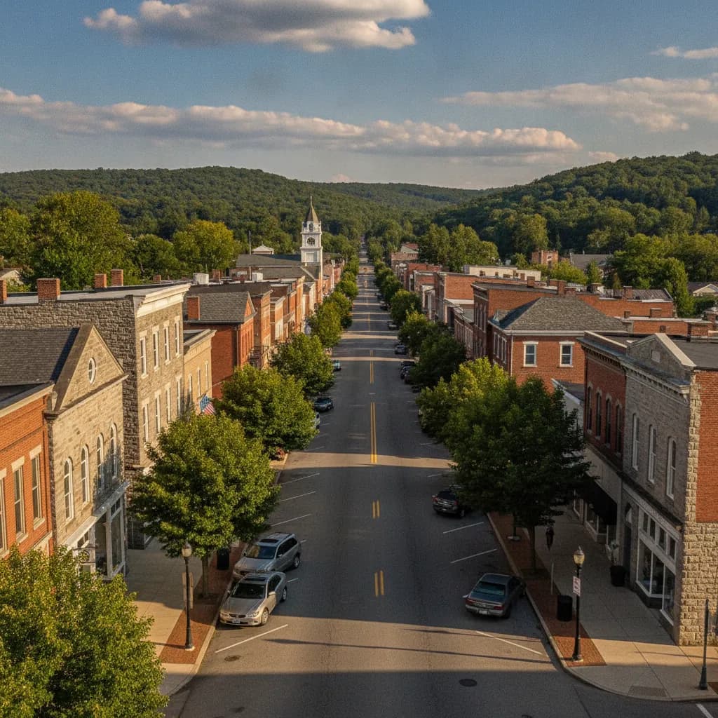 View of Waynesboro, PA