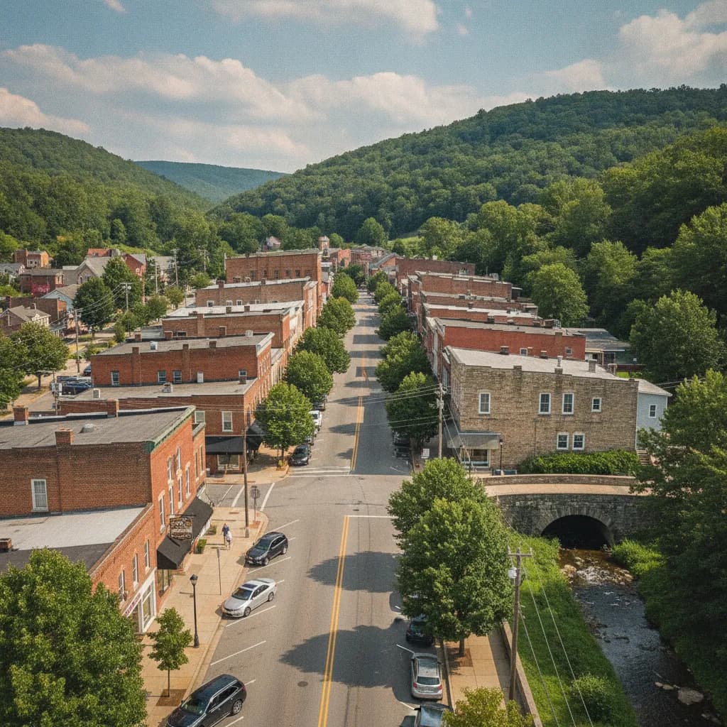View of Windber, PA
