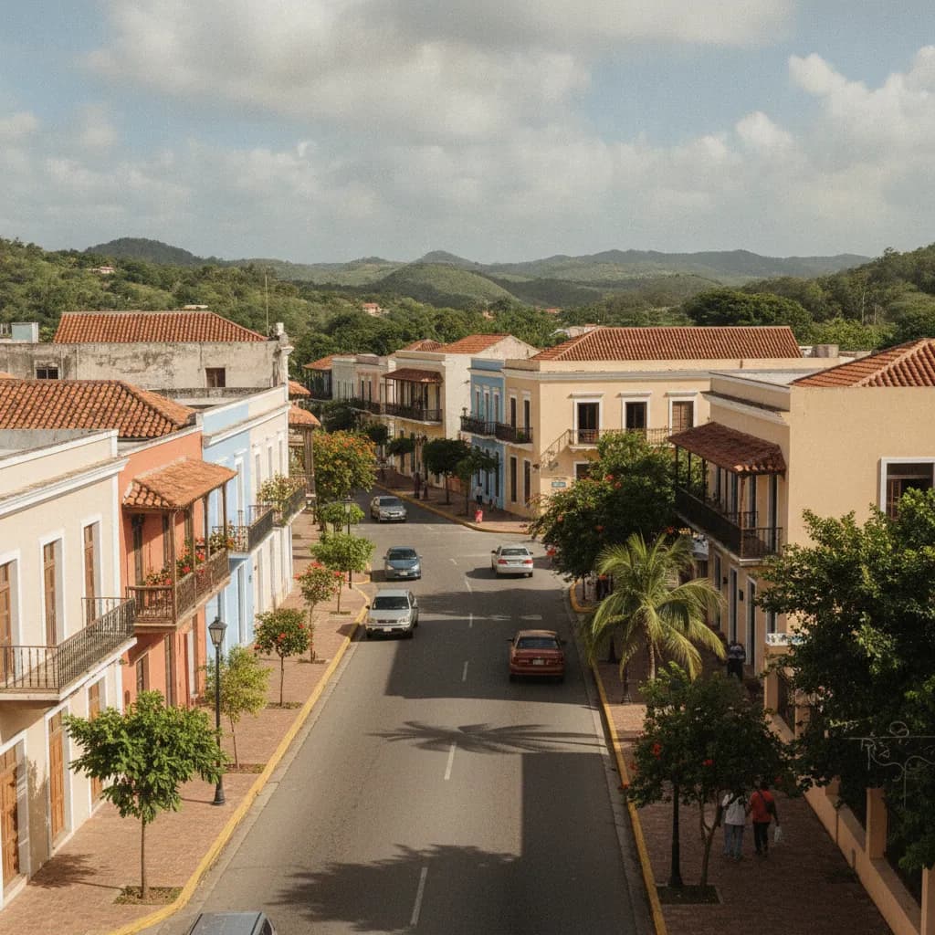 View of Coamo, PR