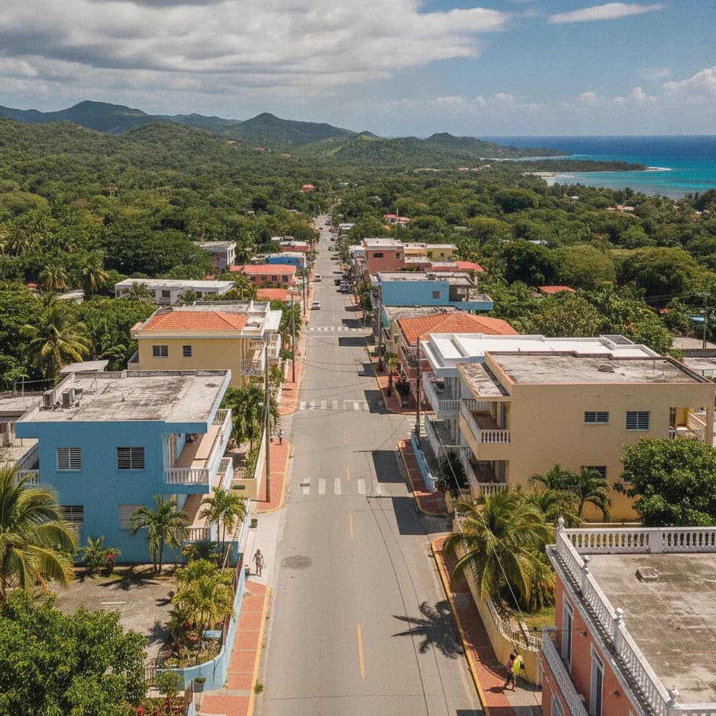 View of Yabucoa, PR