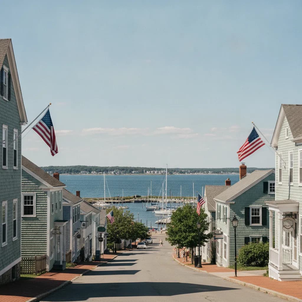 View of Bristol, RI