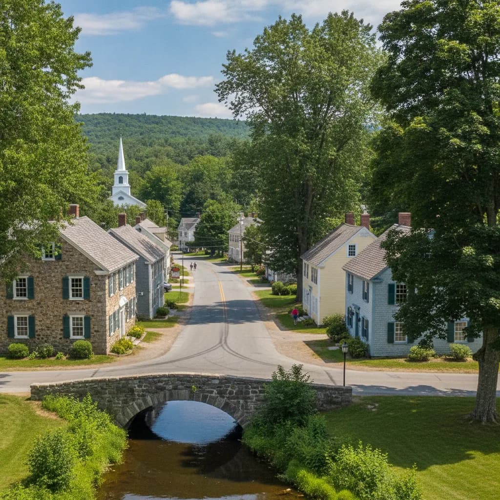View of Hopkinton, RI