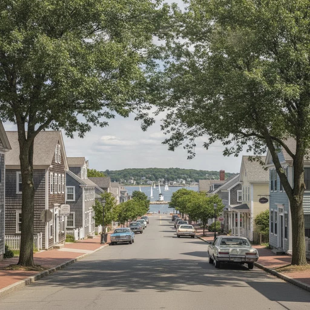View of Jamestown, RI