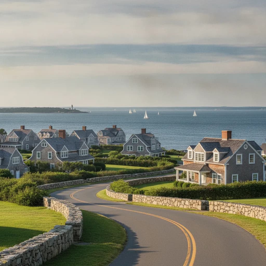 View of Newport East, RI