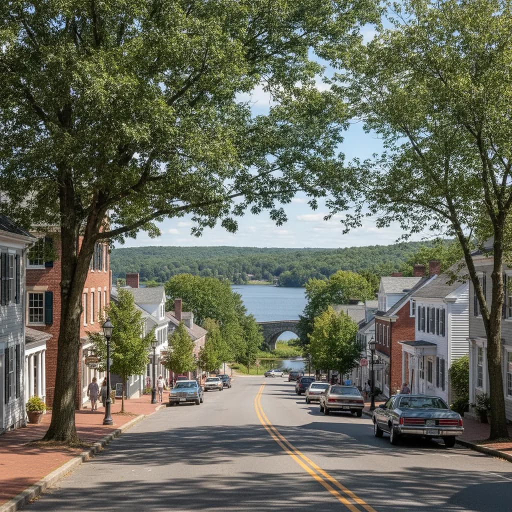 View of South Kingstown, RI
