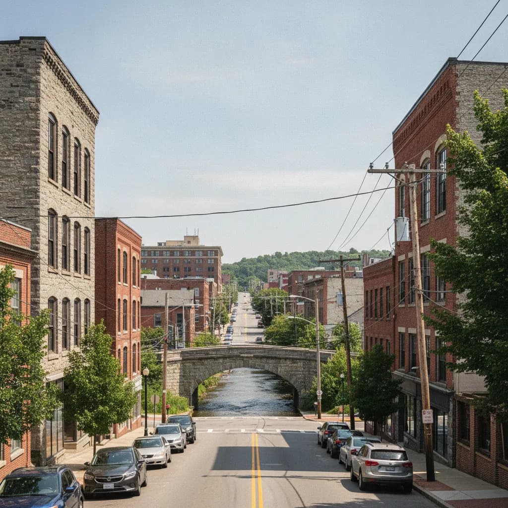 View of Woonsocket, RI