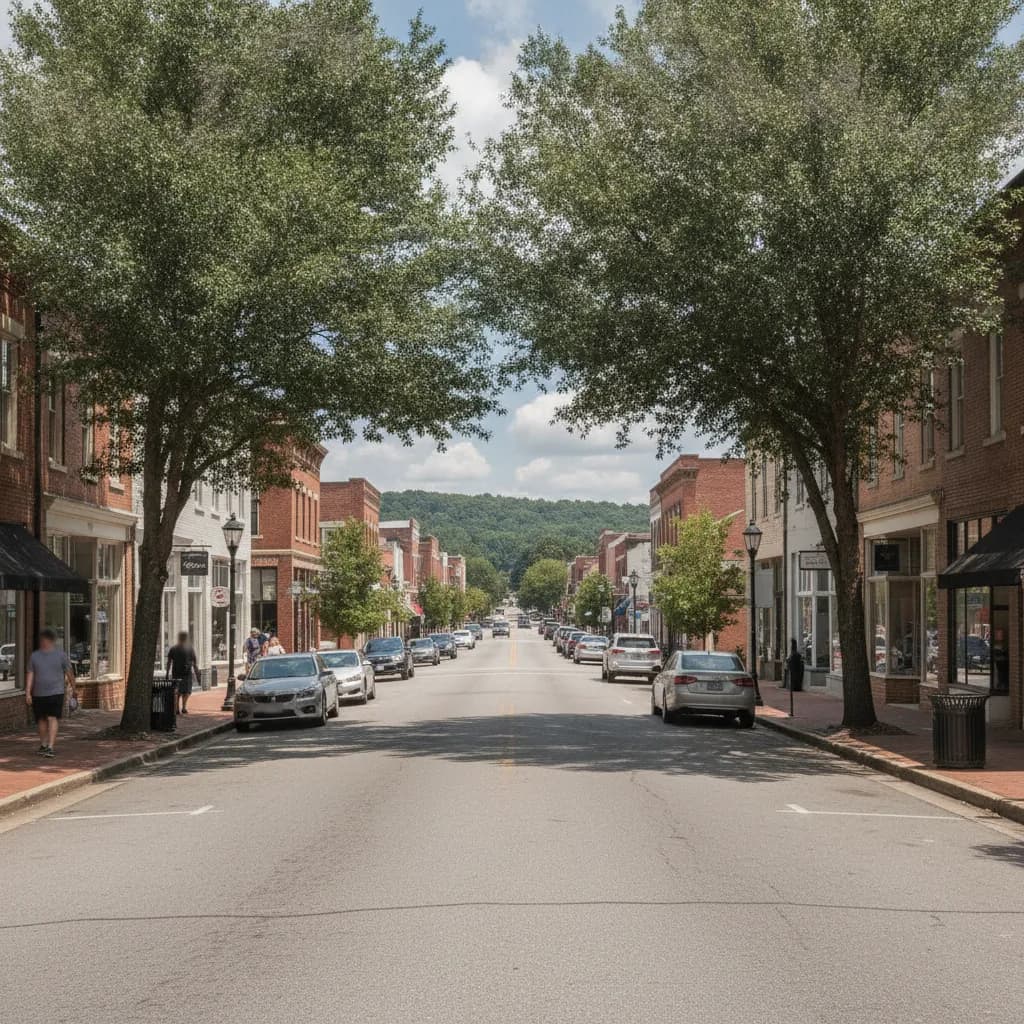 View of Anderson, SC