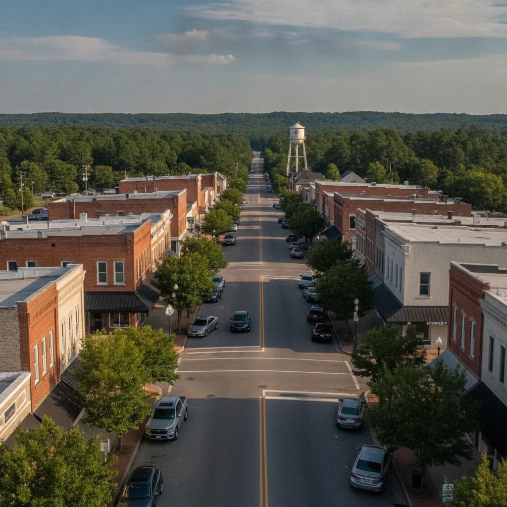 View of Batesburg-Leesville, SC