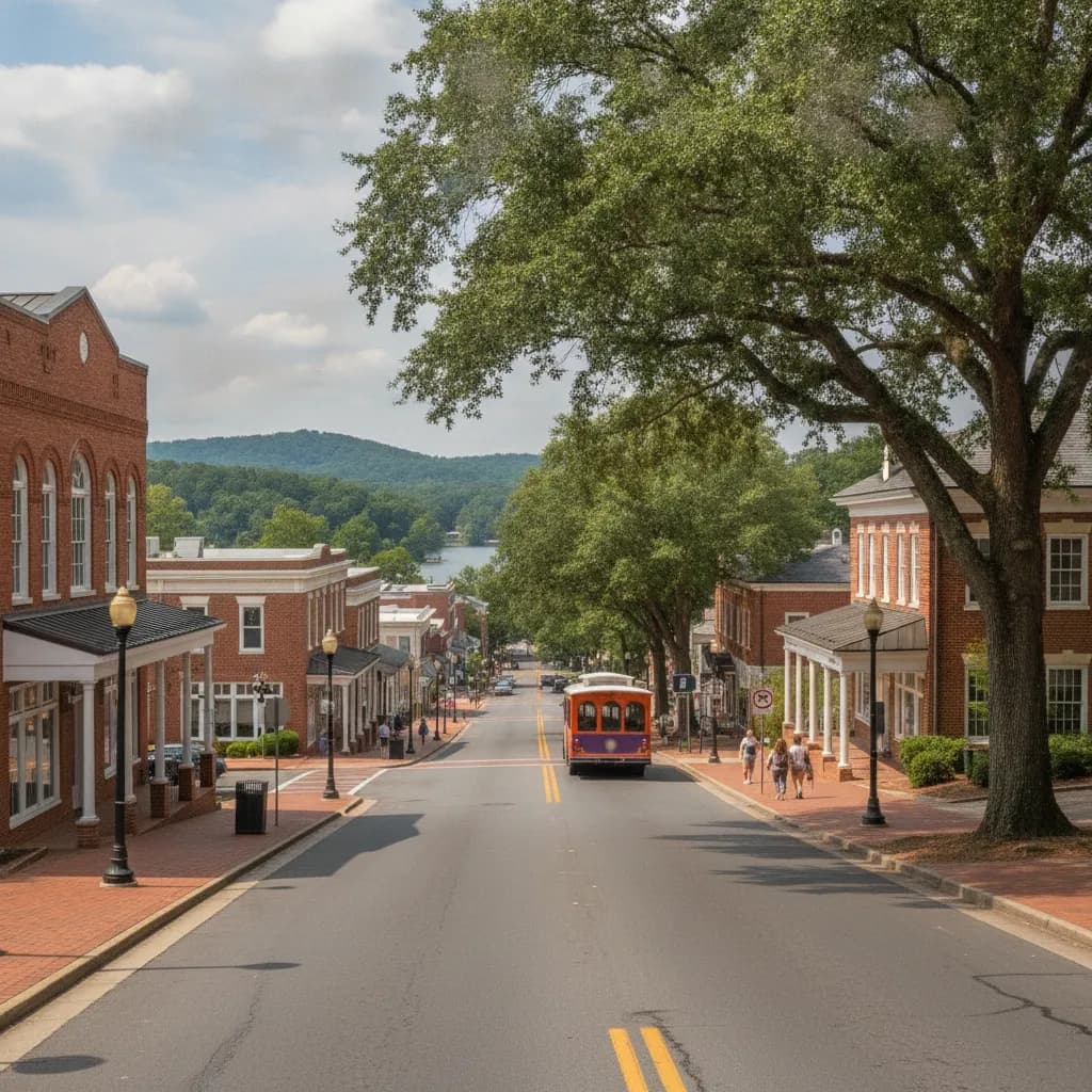 View of Clemson University, SC
