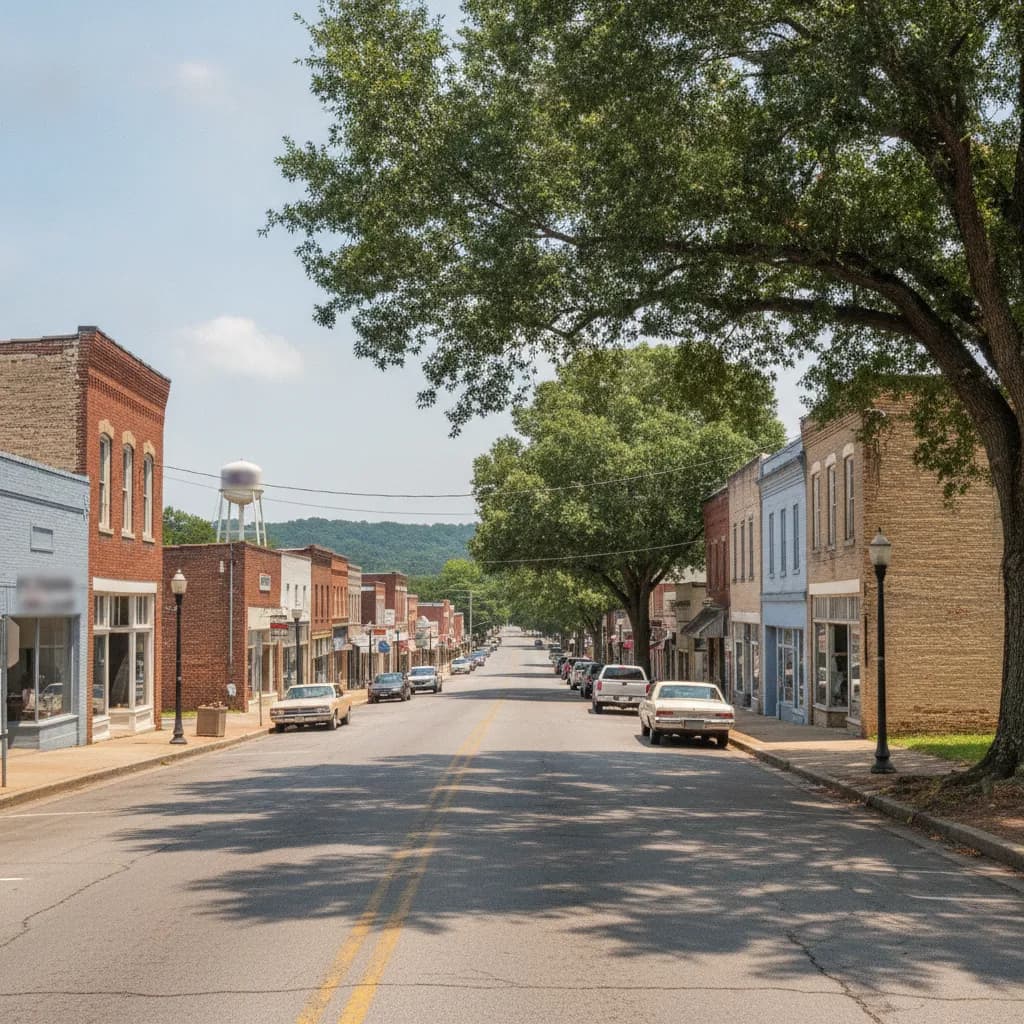 View of Clinton, SC