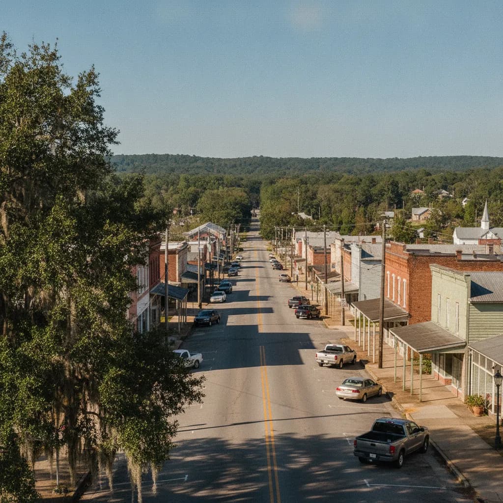 View of East Camden, SC