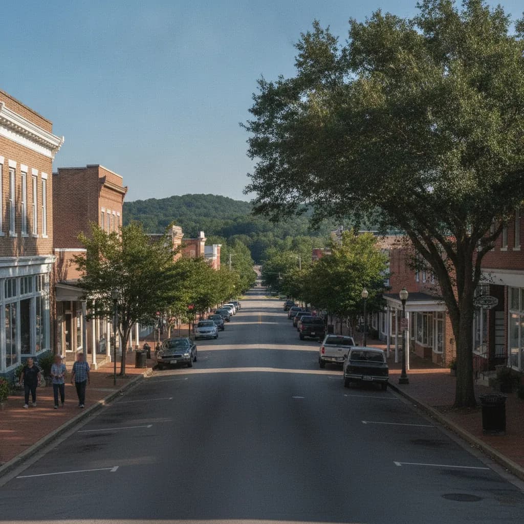 View of Edgefield, SC