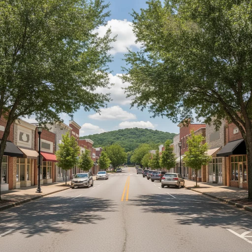 View of Five Forks, SC