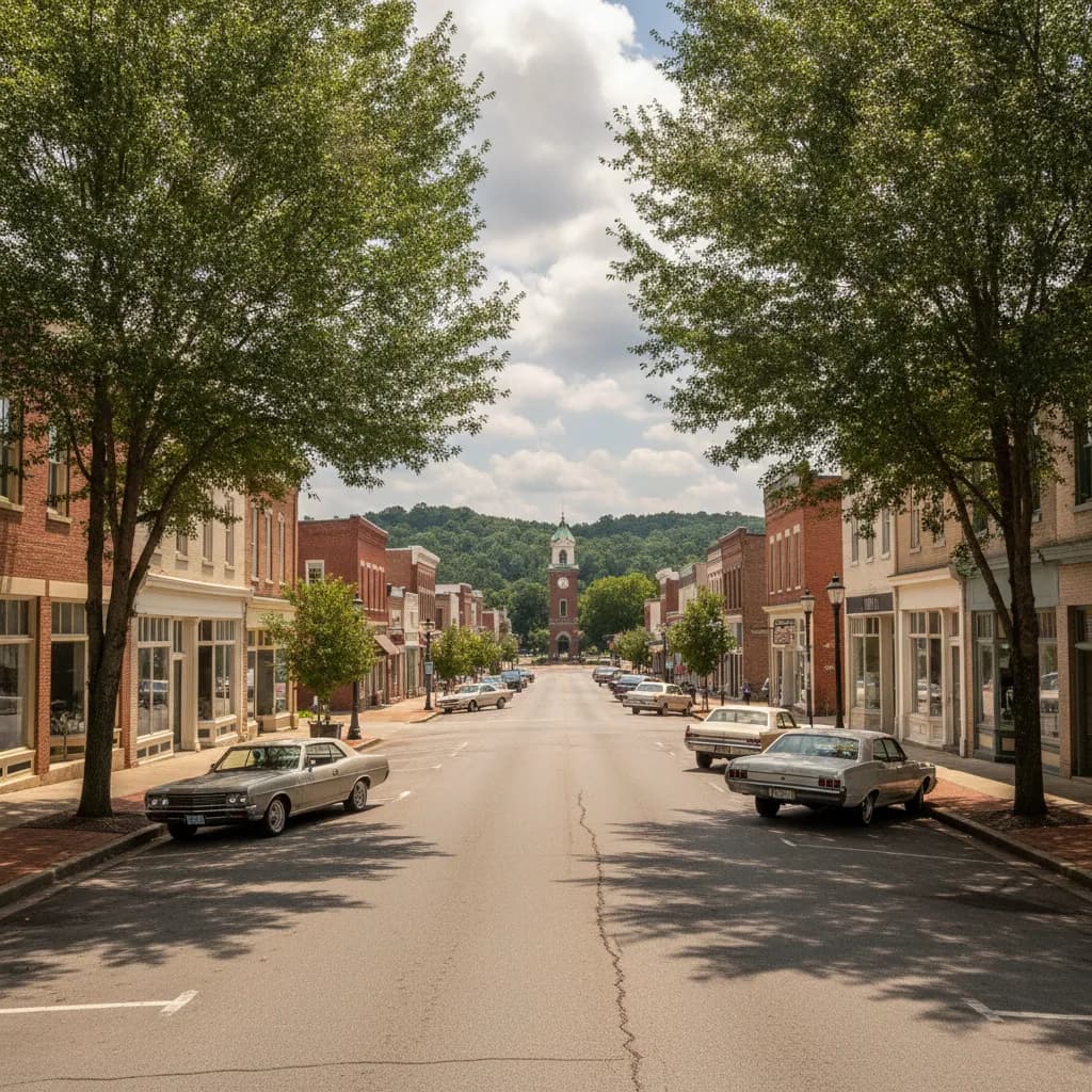 View of Fountain Inn, SC