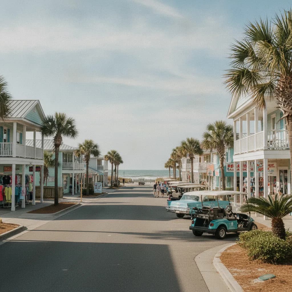 View of Garden City, SC