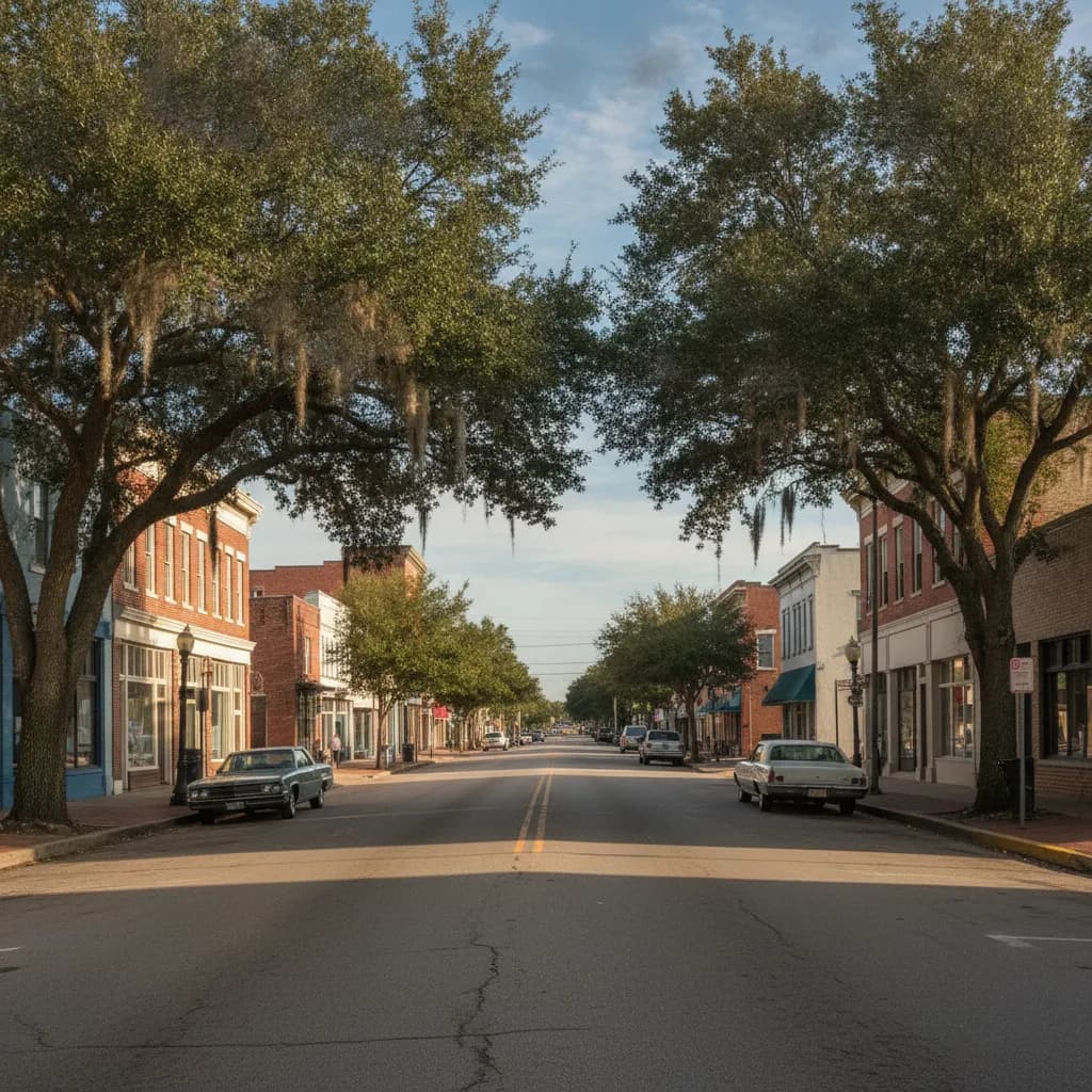 View of Lake City, SC