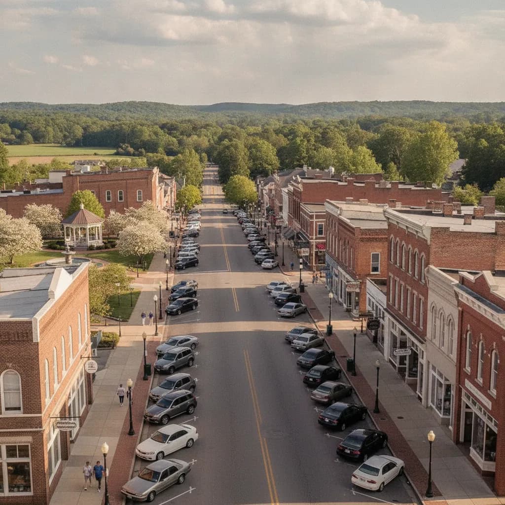 View of Laurens, SC