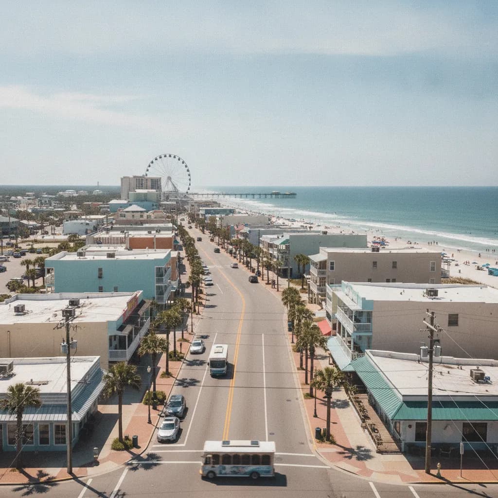 View of Myrtle Beach, SC
