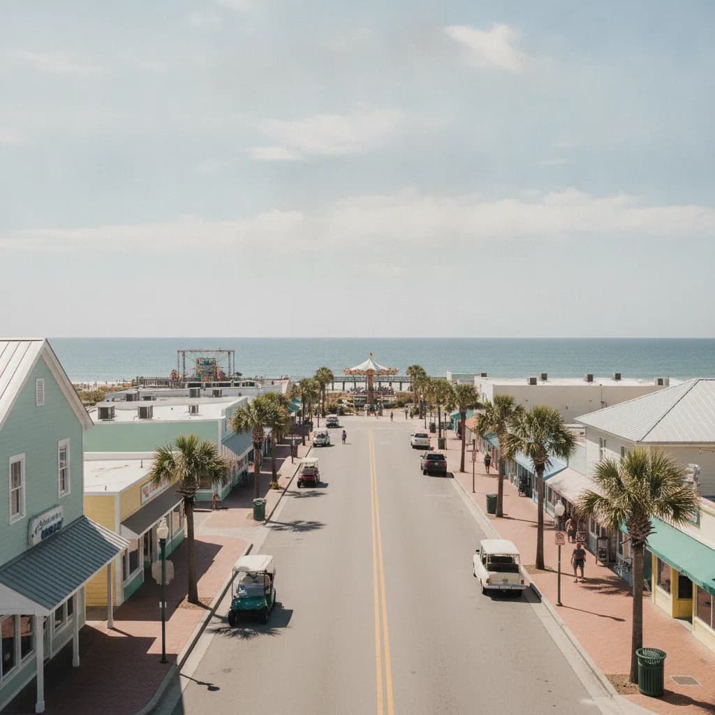 View of North Myrtle Beach, SC
