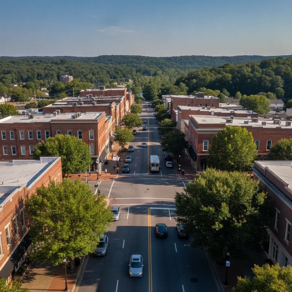 View of Rock Hill, SC