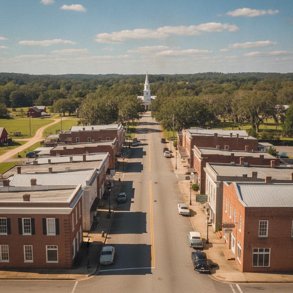 View of Saxon, SC