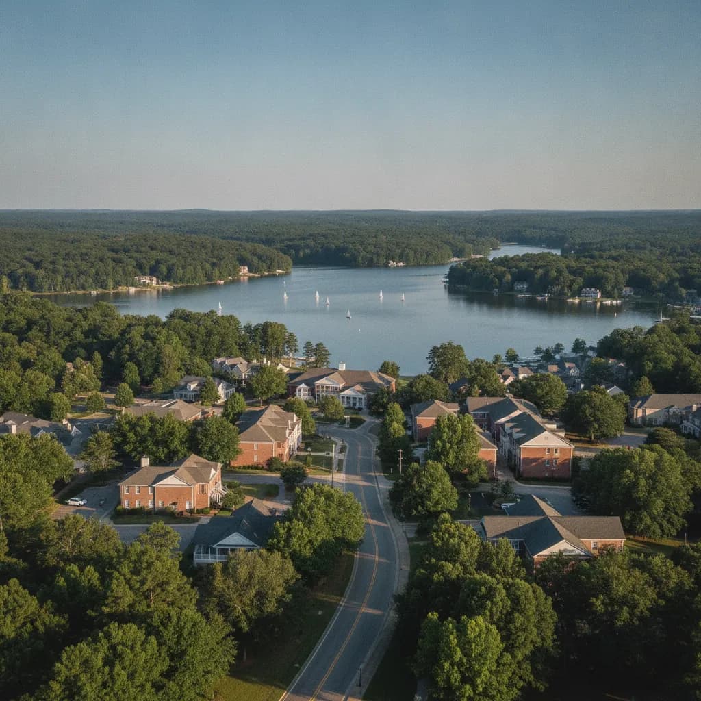View of Tega Cay, SC