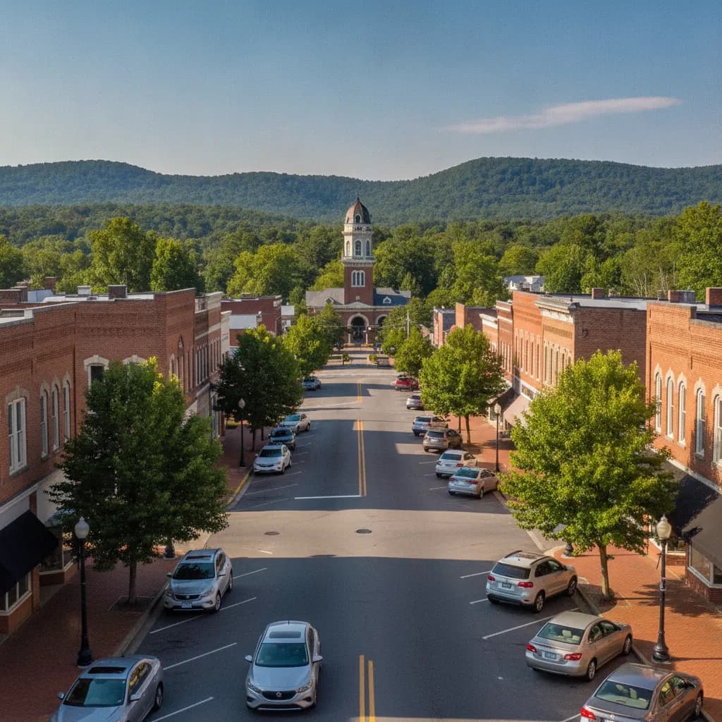 View of Walhalla, SC