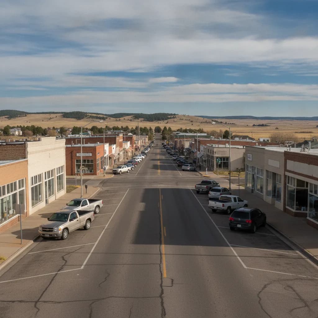 View of Box Elder, SD