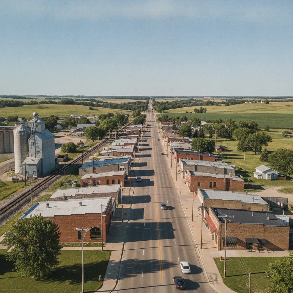 View of Harrisburg, SD