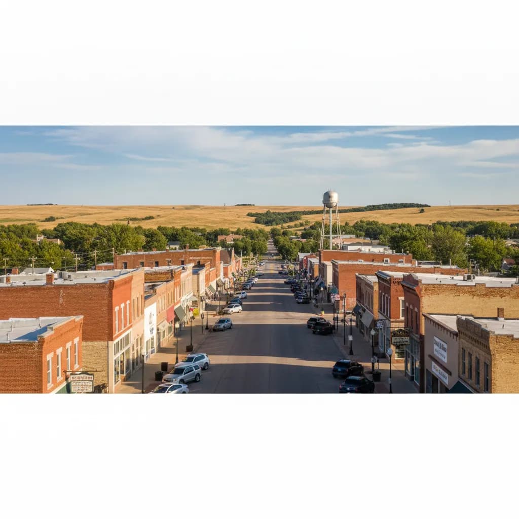 View of Madison, SD