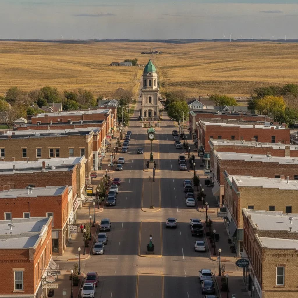 View of Mitchell, SD