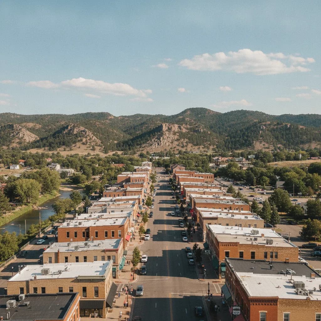 View of Rapid City, SD