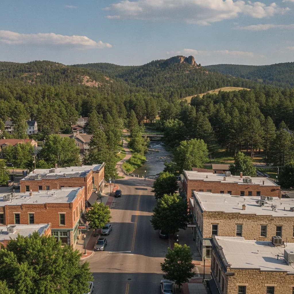 View of Spearfish, SD