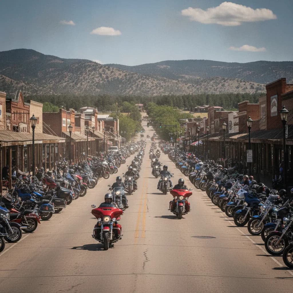 View of Sturgis, SD