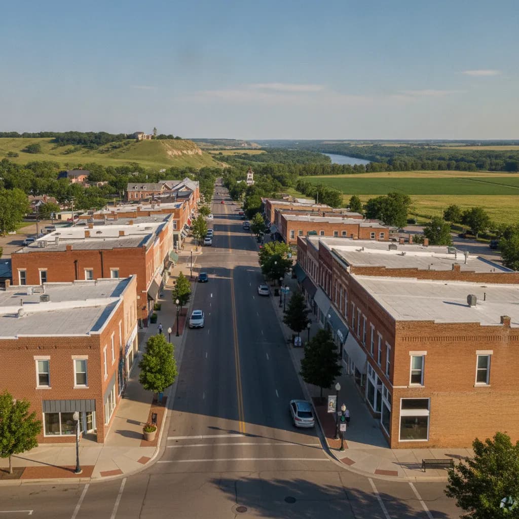 View of Vermillion, SD