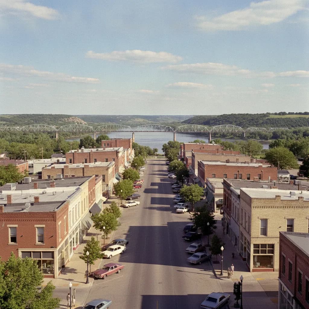 View of Yankton, SD