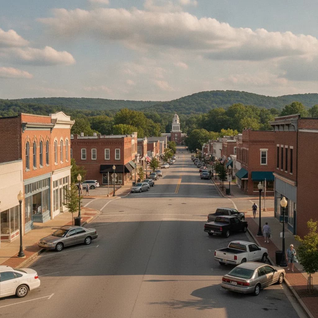 View of Athens, TN
