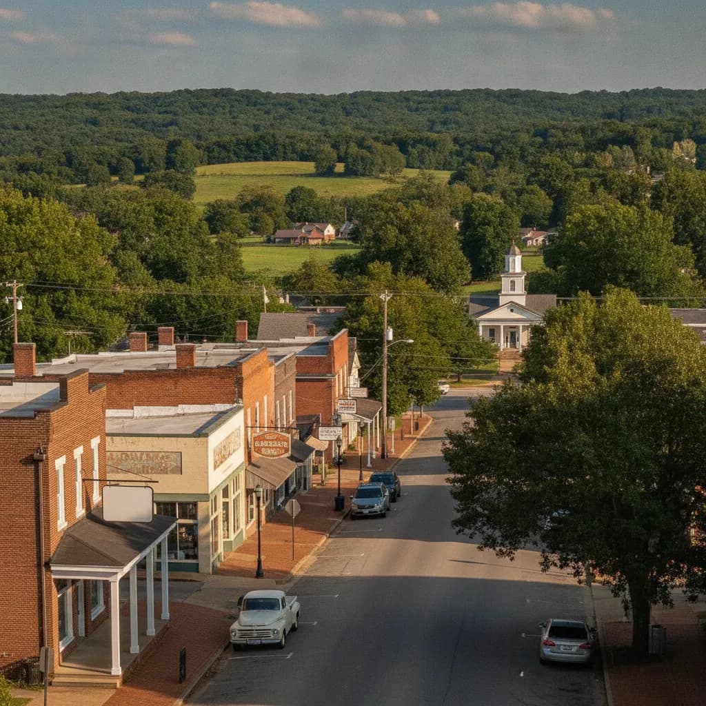 View of Atoka, TN