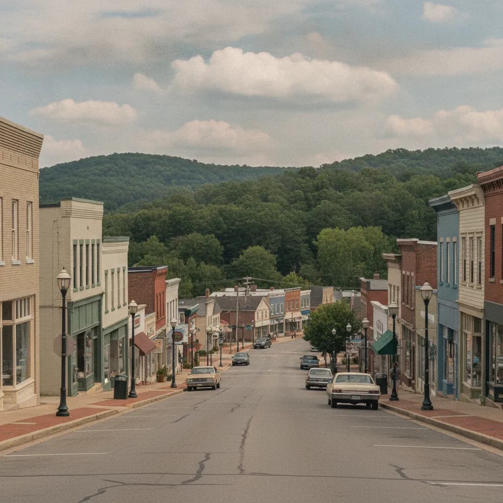 View of Bloomingdale, TN