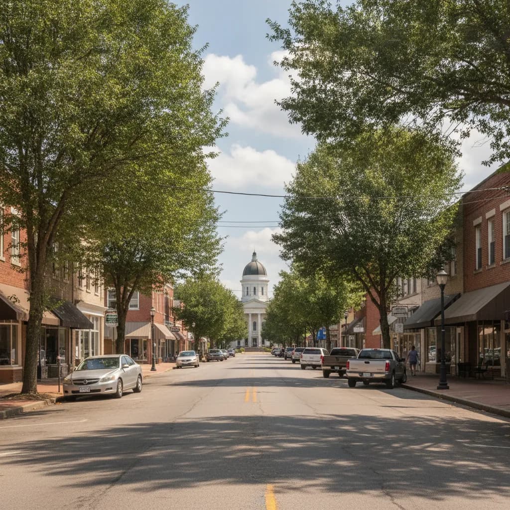 View of Bolivar, TN