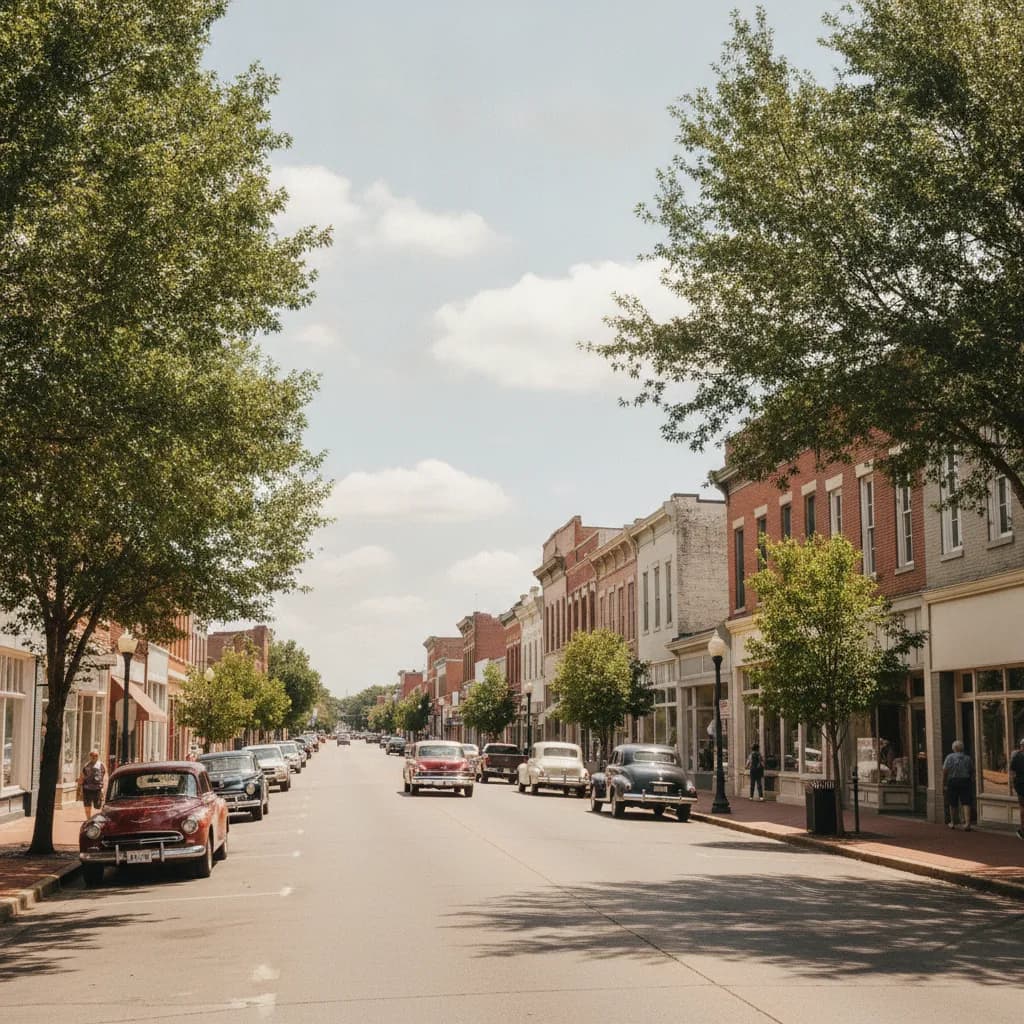 View of Brownsville, TN