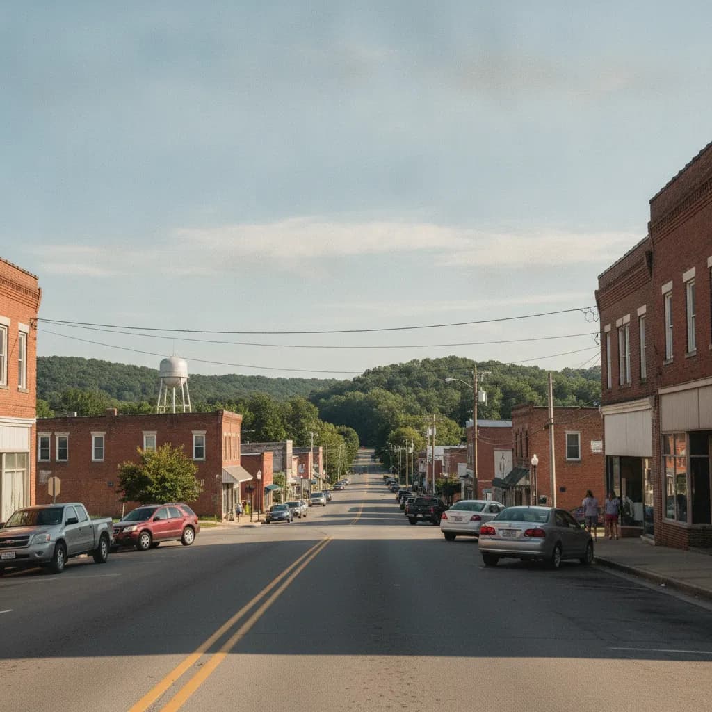 View of Camden, TN