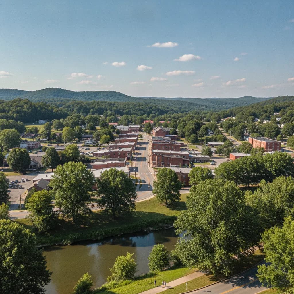 View of Collegedale, TN
